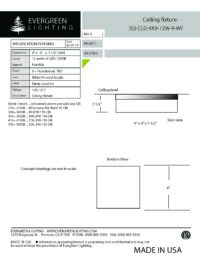 SQ-CLG-9X9-12W