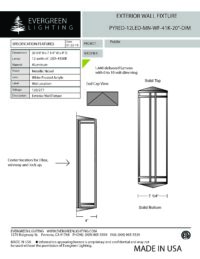 PYRED-12LED-MN-WF