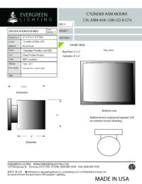 CYL-ARM-4X4-12W-UD
